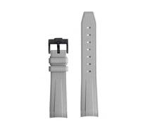 QSYJCCXD Per un cinghia di cinguetta da cinguetta per cinghia di moonswatch per giunto di campione Omega X da donna da 20 mm Bracciale all'estremità curva in silicone in gomma