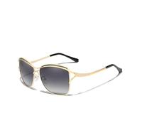 QSYJCCXD Retro Donne Occhiali Da Sole Polarizzati Signore Gradiente Lens Occhiali Da Sole Occhiali Da Sole Per Le Donne Femminili, 2, Taglia unica