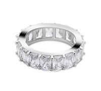 QSYJCCXD Ring di musossanite taglio cuscino rettangolare 14K, anelli di coppia intarsiata a fila, una gemma di un regalo per i propri cari, Day della figlia