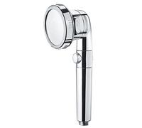 QSYJCCXD Scheda Doccia di Lusso con Manico Doccia 3 Impostazioni Risparmio idrico Regolabile con Doccia con Un Pulsante Pausa con Un clic