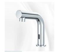 QSYJCCXD Sensore Automatico Bacino da Bagno Rubinetto Nero Cromato Smart -washbasin Tap con Mixer per lavandino in Ottone per vanità del Bagno