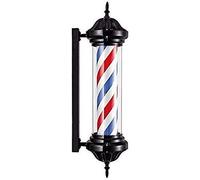 QSYJCCXD Strisce illuminanti a Rotazione del Barbiere da Barbiere da Parete da Esterno