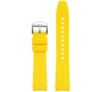 QSYJCCXD UNIVERSAL 20MM Watch Cint Men Women Rubber Release Watch Band Curved End Bands
