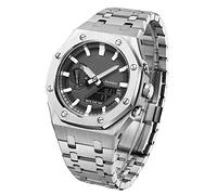 QSYJCCXDL 5° con la Copertura Inferiore Kit Mod per Ga2100-1a1 Metal Watch Case Watchband 316 Accessori in Acciaio Inox Cinturino da Polso Lunetta