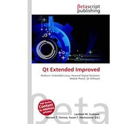 Qt Extended Improved: Platform, Embedded Linux, Personal Digital Assistant, Mobile Phone, Qt Software