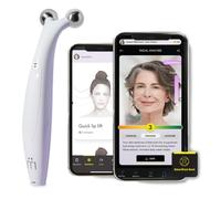 QT Plus Premium Microcorrente apparecchio facciale - Dispositivo lifting personalizzato per la pelle giovanile e radiosa a casa | Cura intelligente della pelle senza app | Prova l'analisi della pelle