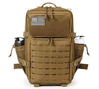 QT&QY Zaini militari tattici per uomini Molle Daypack 3 giorni 35/45L Capacità Lage zaino da campeggio per escursioni zaino palestra fitness con portabottiglie