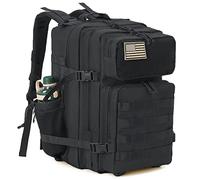 QT&QY Zaini militari tattici per uomini Molle Daypack 3 giorni 35/45L Capacità Lage zaino da campeggio per escursioni zaino palestra fitness con portabottiglie
