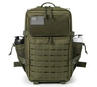 QT&QY Zaini militari tattici per uomini Molle Daypack 3 giorni 35/45L Capacità Lage zaino da campeggio per escursioni zaino palestra fitness con portabottiglie