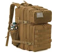 QT&QY Zaini militari tattici per uomini Molle Daypack 3 giorni 35/45L Capacità Lage zaino da campeggio per escursioni zaino palestra fitness con portabottiglie