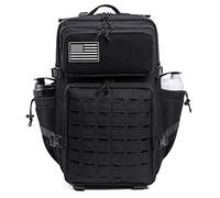 QT&QY Zaini militari tattici per uomini Molle Daypack 3 giorni 35/45L Capacità Lage zaino da campeggio per escursioni zaino palestra fitness con portabottiglie