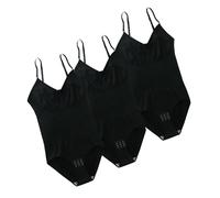 QTANZIQI 3 Piece Womens Body Scoop Neck Sleeveless Shapewear Tummy Control Waist Trainer Butt Lift Body Suits