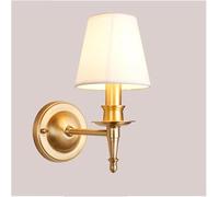 QTANZIQI Applique da Parete in Ottone E14 per Uso Interno, lampade da Parete Decorative Creative per Camera da Letto corridoio Foyer Illuminazione Domestica contemporanea - Lampade da Parete e