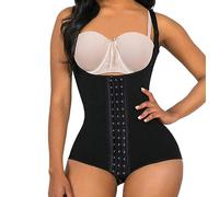 QTANZIQI Bodysuit for Women Adjustable Tummy Control Shapewear Butt Lifter Thong Body Waist Trainer Sculpting