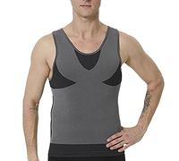 QTANZIQI Canotta da Uomo Modellante per Il Controllo della Pancia, Gilet Dimagrante per Il Corpo, Canottiera Sottile Senza Cuciture per Addominali Addominali