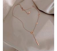 QTANZIQI Cine Elegant Love Letters Nappine Collane a Catena delle clavicoli Donne Dolce Femminile Impegno per Il Matrimonio Gioielli Presente