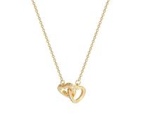 QTANZIQI Collana in Acciaio Inossidabile a Doppio Cuore per Donne Light Luxury Design Temperagone Catena 2025 Gioielli Accessorio
