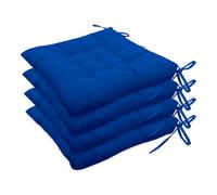 QTANZIQI Cuscini Impermeabili per sedie da Interno ed Esterno Verde Giada 40x40 cm con Lacci per Patio Giardino Cucina Ufficio - Cuscino Decorativo 1 Pezzo
