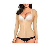QTANZIQI Donna Vita Trainer Controllo della Pancia Shapewear Top Manica del Braccio Compressione Indumento Lipo Post Intervento Chirurgico Corpo