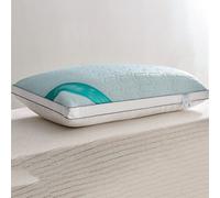QTANZIQI Il Nucleo del Cuscino Non Crolla né Si deforma Cuscino Vertebra cervicale Aiuto per Dormire Coppia di Cuscini in Memory Foam (Colore : Argento, Dimensioni : 48cmx74cm)