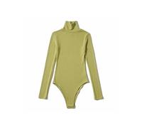 QTANZIQI Ladies Slim Bodysuits Solid Fashion Skinny Bodycon Women Long Sleeves Turtleneck Casual Basic Body Tops Female Y2K Jumstits