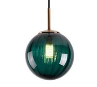 QTANZIQI Lampada a Sospensione Creativa in Vetro sferico, Lampada a Sospensione a soffitto con Sorgente Luminosa E27, lampadario in Stile Industriale Nordico, lampade per la Decorazione del corridoio