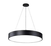 QTANZIQI Lampada a Sospensione Industriale a LED, lampadario con Paralume in Metallo, Lampada a Sospensione Decorativa nordica a Forma di Anello Cavo per Isola Cucina, Sala da Pranzo, Camera da
