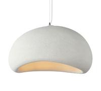 QTANZIQI Lampada a Sospensione Vintage in Resina con Lampada a Sospensione retrò a Forma di Cupola in Ceramica per lampadari