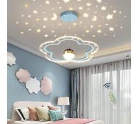 QTANZIQI Lampadario Stellato a LED Camera dei Fiori Lampade a Sospensione Dimmerabile Telecomando Sala da Pranzo Lampada a Sospensione Camera da Letto Lampade da Tavolo Apparecchi di Illuminazione
