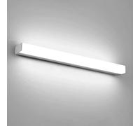 QTANZIQI Lampade da Parete Applique Barra Luminosa da Bagno a LED Lampada da toeletta lineare Lampada da Specchio Lunga per armadietto a Specchio Lampada da Parete Bianca per toeletta (Blanc,70cm)