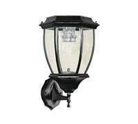 QTANZIQI Lampade da Parete Applique Solare Esterno Impermeabile IP54 LED Lampada da Parete Giardino Stipite Terrazza Esterno Lampada da Parete in Alluminio Cortile Decorato Villa Portico Lanterna da