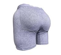 QTANZIQI Men Butt Lifter Hip Enhancer Padded Underwear, Cotton Butt And Thigh Shapewear Boxer Briefs Push Up Pad Panties Short