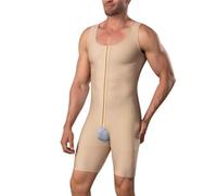 QTANZIQI Men Sleeveless Bodysuit Post Surgery Compression Garment Tummy Control Butt Lifter Thigh Slimmer Full Body Shirt