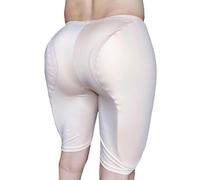 QTANZIQI Men Slimming Boxer Shorts Butt Lift & Thigh Padded Enhancing Underwear Shapewear with 2 Detachable Pads