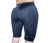 QTANZIQI Men Slimming Boxer Shorts Butt Lift & Thigh Padded Enhancing Underwear Shapewear with 2 Detachable Pads