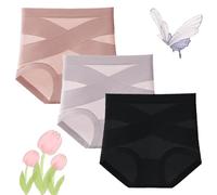 QTANZIQI Mutandine Contenitive per la Pancia, a Prova di perdite, a Copertura Totale, per Le Donne, per incontinenza e Protezione mestruale, morbide e Confortevoli, a Vita Alta, Modellanti