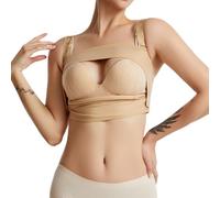 QTANZIQI Reggiseno a Compressione lipo Post Intervento Chirurgico con Fascia stabilizzatrice per impianto, Corsetto toracico, correttore Modellante