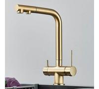 QTANZIQI Rubinetto da Cucina Bianco a 360° Rubinetto per Acqua Potabile al 100% Solo Acqua Fredda per Uso Domestico e in Cucina Perfetto per Una Vita Sana.