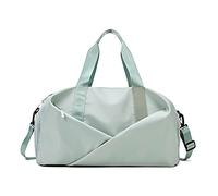 QTANZIQI Sac de sport pour femme, sac de sport, séparation sèche et humide, sac de yoga, bagage à main, sac de voyage léger de grande capacité, vert-trompette