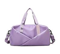 QTANZIQI Sac de Sport pour Femme Sac de Yoga Séparation Sèche et Humide Sac de Bagage à Main Sac de Voyage léger de Grande capacité Violet- Trompette