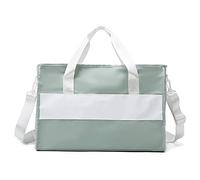 QTANZIQI Sac de sport pour femme, séparation sèche et humide, voyage, entraînement, natation, Yoga, sac de sport Portable, sac polochon vert