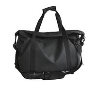 QTANZIQI Sac de voyage à main pour femmes, sac de voyage pour courtes distances, sac de bagages pour hommes, sac de sport de grande capacité, sac de rangement noir
