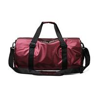 QTANZIQI Sac de voyage Portable pour femmes dames courte distance position de chaussure entraînement de Yoga sac étanche sac de sport Fitness pour hommes rouge