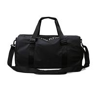 QTANZIQI Sac de voyage portable pour femmes sur courte distance, position de chaussure, entraînement de yoga, sac étanche, sac de sport pour hommes, sac de sport noir