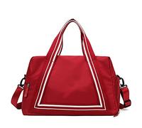 QTANZIQI Sac de voyage pour femme, bagage à main, sac de sport, petit rangement, voyage d'affaires, sac à bandoulière, rouge-trompette