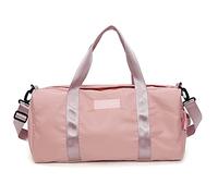 QTANZIQI Sac de voyage pour femme, sac de sport, sac de sport pour hommes et femmes, sac de week-end étanche, sac de voyage, sac à main diagonale rose