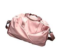 QTANZIQI Sac de voyage pour femmes, bagage à main, léger, séparation sèche et humide, sac de sport, de sport, de Yoga, rose