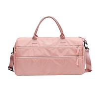 QTANZIQI Sac de voyage pour femmes et hommes, pour voyages d'affaires de courte distance, sac à bagages Portable, rangement de sport, sac de sport, sac de Yoga rose