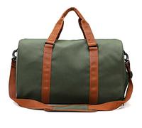 QTANZIQI Sac de Voyage Sac de Voyage à Face Souple de Grande capacité pour Courtes Distances, Sac d'entraînement de Yoga à Une épaule, Sac de Bagage à Main Vert
