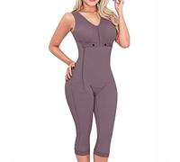 QTANZIQI Shapewear Donna Controllo della Pancia Corpo Intero Sollevatore di Testa Coscia Tuta più Sottile Cerniera Laterale Seno RT Post Lungo Dopo l'intervento Chirurgico